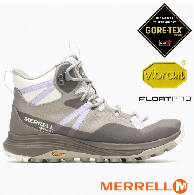 【MERRELL】女 SIREN 4 MID GORE-TEX 防水透氣登山健行鞋/ML037370 紫褐色✿30E010